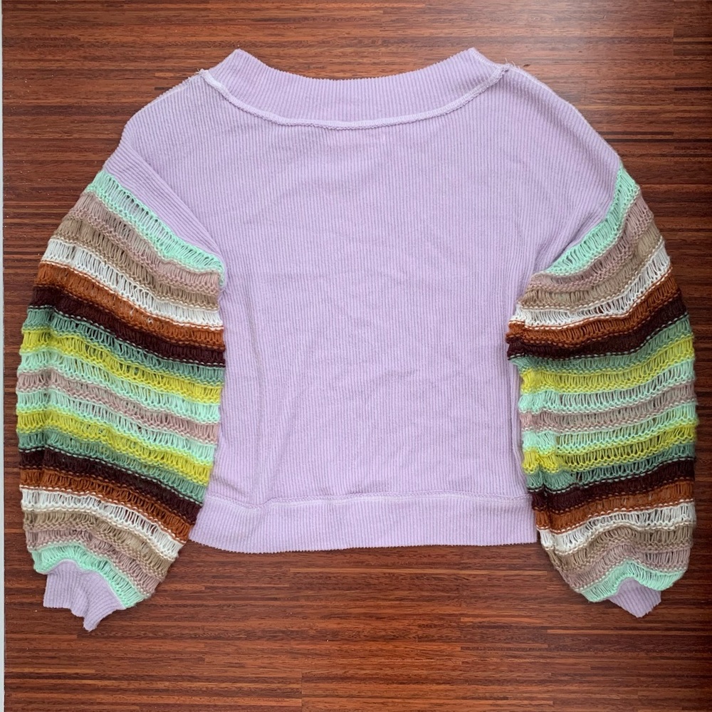 Free People Crochet Sweater